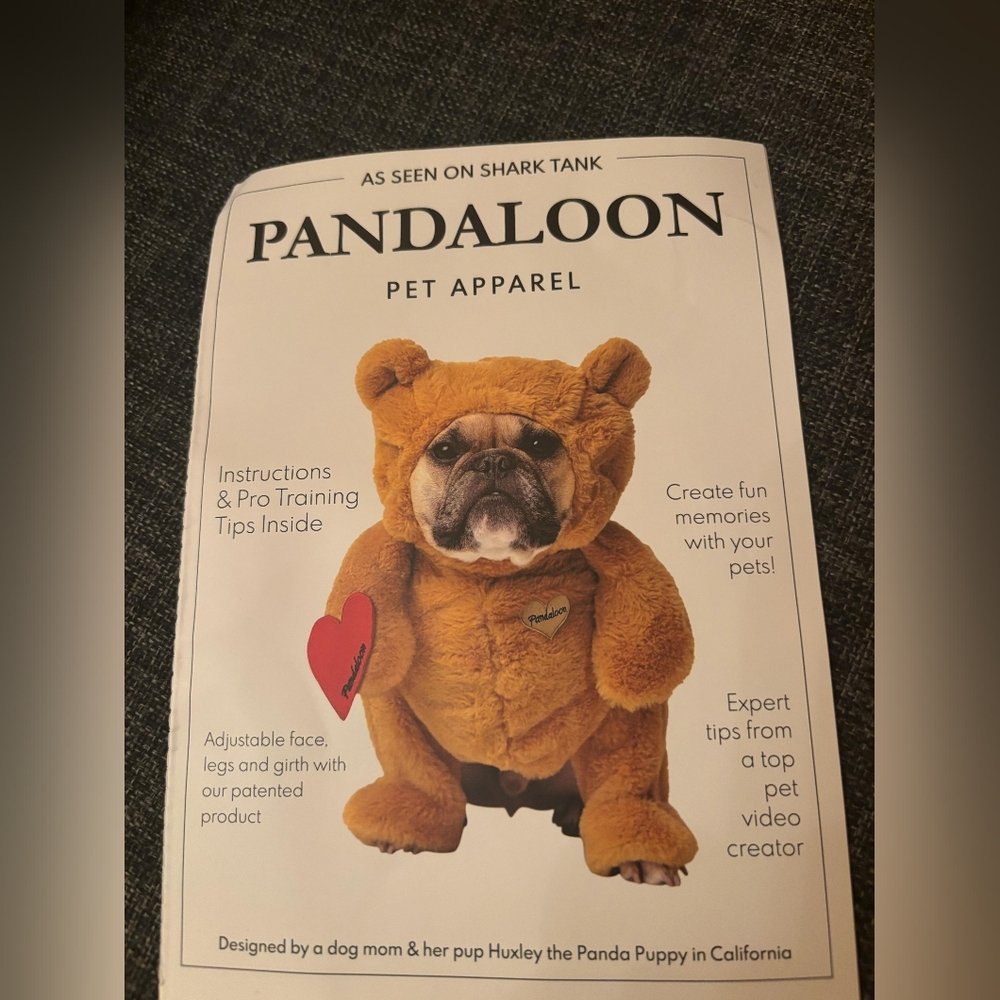 NWT Shark Tank Pandaloon Dog Costume